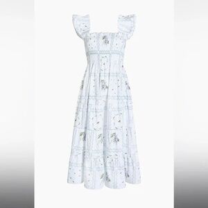 NWT Hill House Ellie Nap Dress White Patchwork